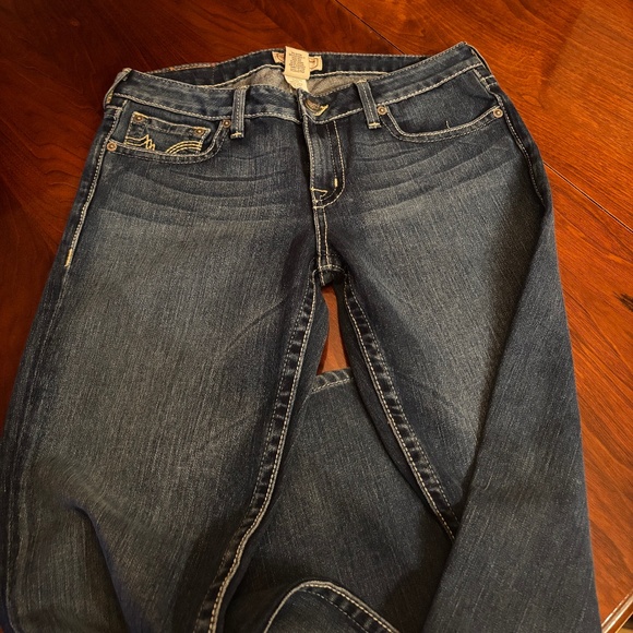 PRVCY dark blue jeans in size 31 in excellent condition - Picture 3 of 4